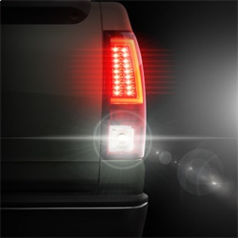 Load image into Gallery viewer, Spyder Chevy Silverado 1500/2500 99-02 Version 2 LED Tail Lights - Red Clear ALT-YD-CS99V2-LED-RC
