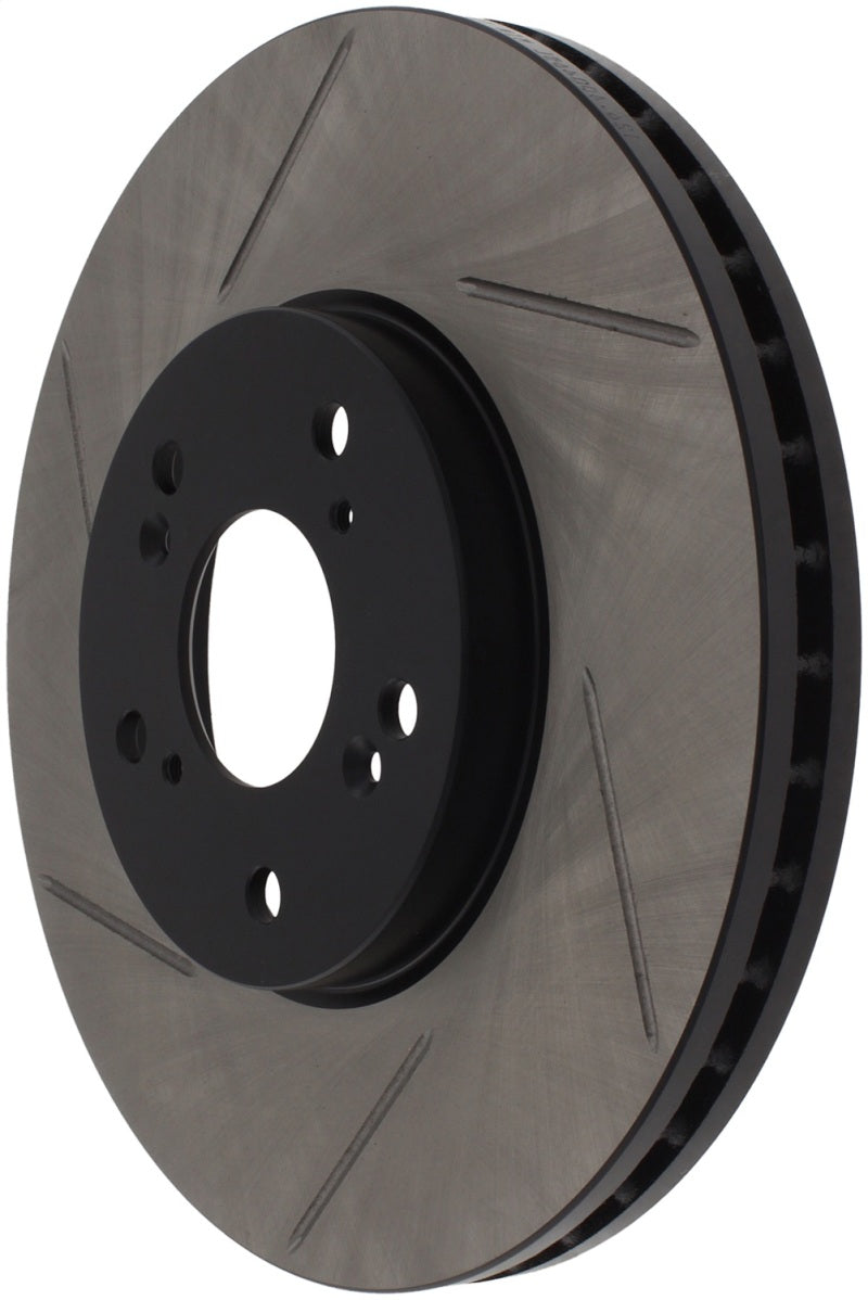 Load image into Gallery viewer, StopTech Power Slot Slotted 99-08 Acura TL (STD Caliper) / 01-03 CL / 04-09 TSX Front Right Rotor
