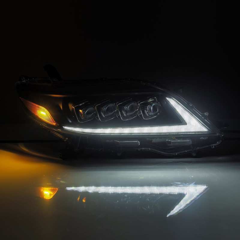 Load image into Gallery viewer, AlphaRex 2011+ Toyota Sienna NOVA LED Proj Headlights Plank Style Black w/Activ Light/Seq Signal/DRL
