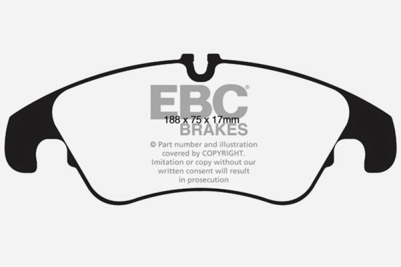 Load image into Gallery viewer, EBC 11 Audi A6 2.0 Turbo Redstuff Front Brake Pads
