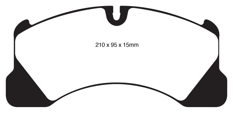 Load image into Gallery viewer, EBC 10+ Porsche Cayenne 3.0 Supercharged Hybrid Yellowstuff Front Brake Pads
