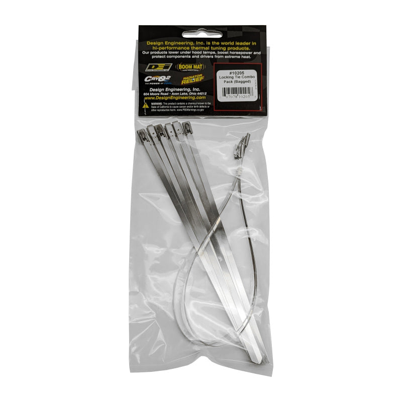 Load image into Gallery viewer, DEI Stainless Steel Locking Tie Eight 8in and Four 14in per pack
