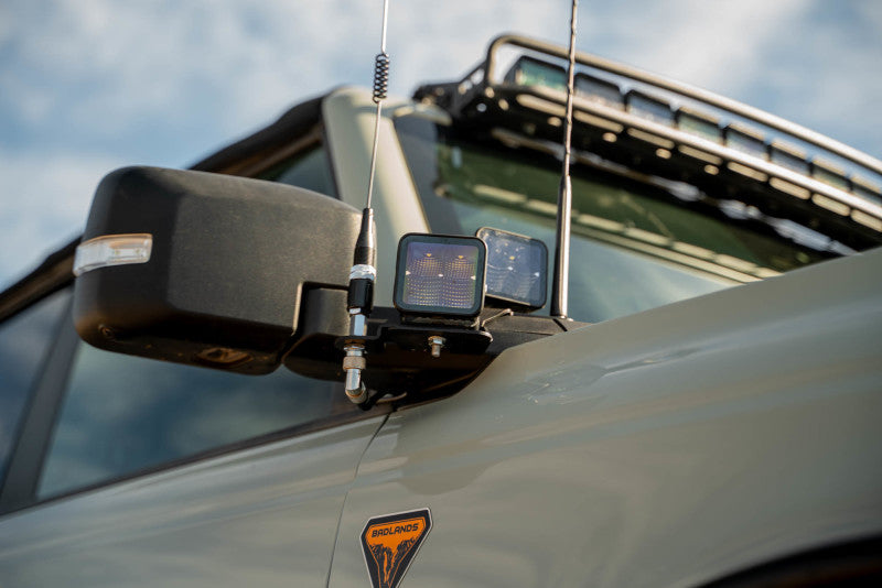 Load image into Gallery viewer, DV8 Offroad 2021 Ford Bronco A Pillar Dual Light Pod Drop Mounts
