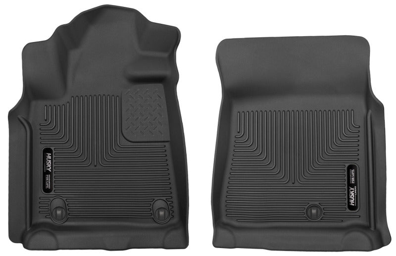 Load image into Gallery viewer, Husky Liners 07-11 Toyota Tundra Pickup(Crew / Ext / Std Cab) X-Act Contour Black Front Floor Liners
