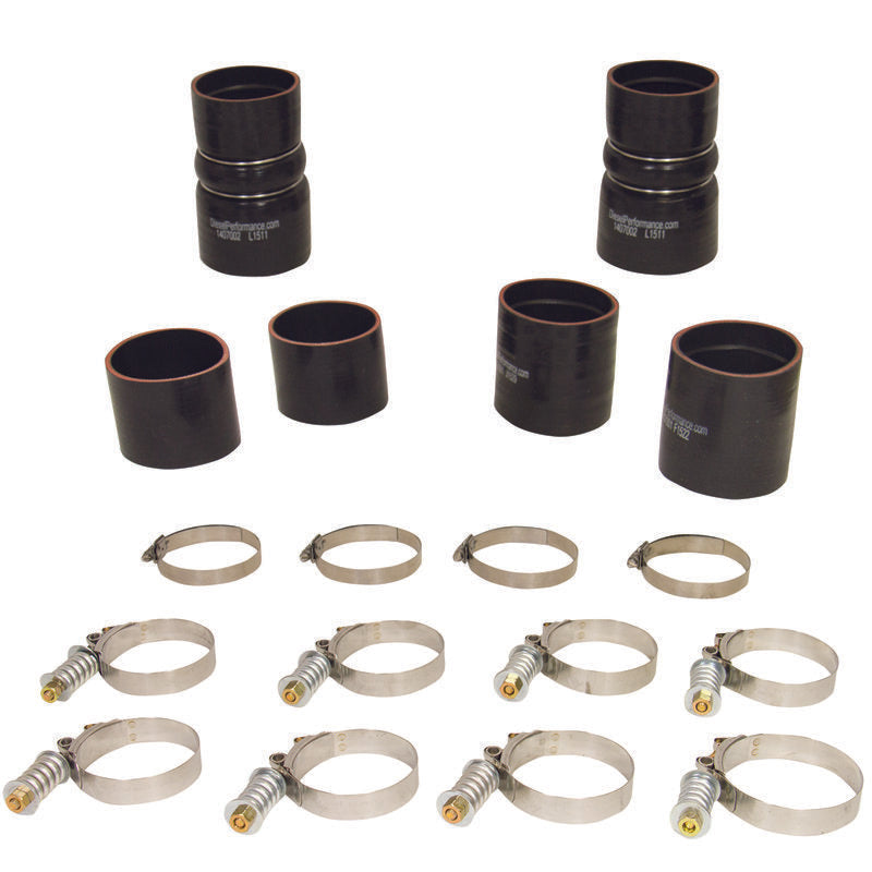 Load image into Gallery viewer, BD Diesel Intercooler Hose &amp; Clamp Kit - 1999-2003 Ford 7.3L PowerStroke
