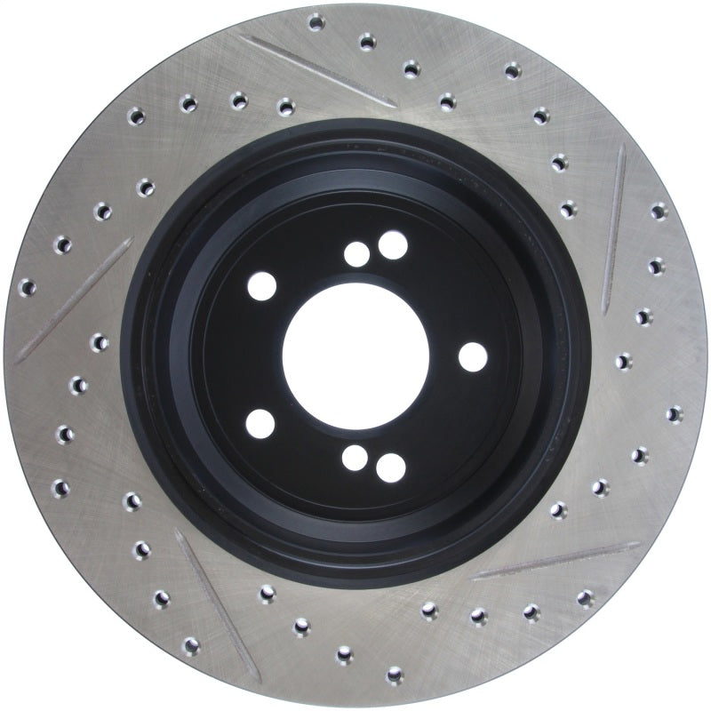 Load image into Gallery viewer, StopTech 00-03 BMW M5 (E39) Slotted &amp; Drilled Right Rear Rotor

