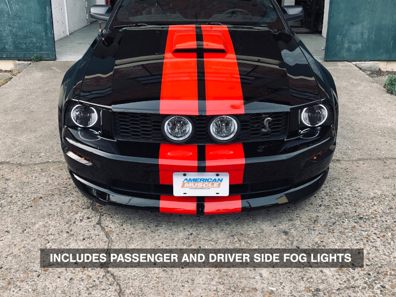 Load image into Gallery viewer, Raxiom 05-12 Ford Mustang GT LED Halo Fog Lights (Smoked)
