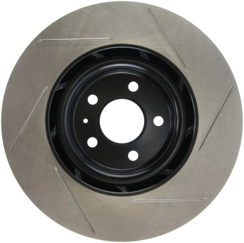 Load image into Gallery viewer, StopTech Power Slot 10-6/11 Audi S4 / 08-11 S5 Front Right Slotted Rotor
