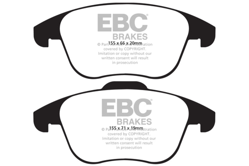 Load image into Gallery viewer, EBC 15 and up Audi Q3 2.0 Turbo Yellowstuff Front Brake Pads
