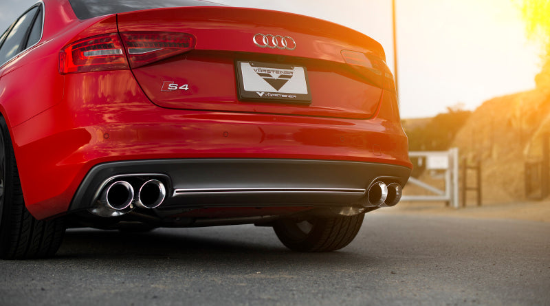 Load image into Gallery viewer, AWE Tuning Audi B8.5 S4 3.0T Touring Edition Exhaust System - Chrome Silver Tips (102mm)
