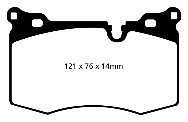 Load image into Gallery viewer, EBC 09-14 Mini Hardtop 1.6 Turbo J.C Works Redstuff Front Brake Pads
