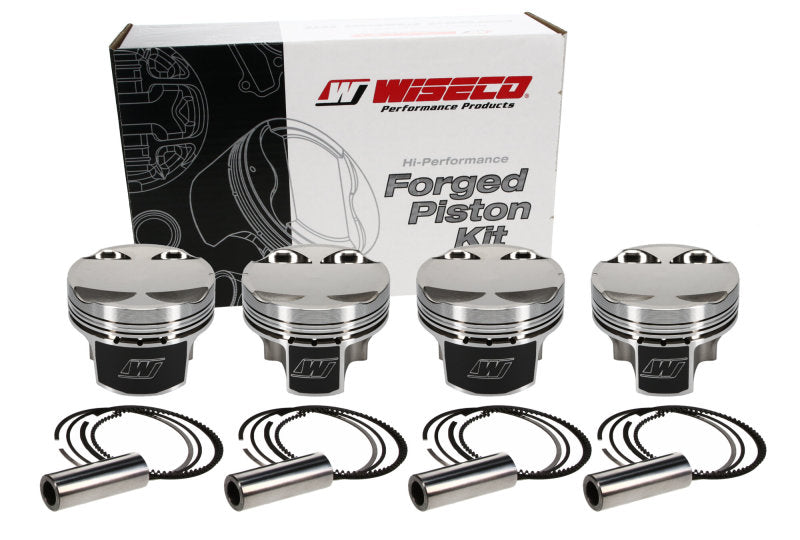 Load image into Gallery viewer, Wiseco Mitsu Evo 4-9 4G63 Asymmetric Skirt Bore 85.50mm - Size +.020  - CR 9.5 Piston Set
