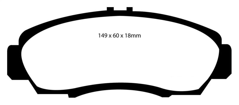 Load image into Gallery viewer, EBC 01-03 Acura CL 3.2 Redstuff Front Brake Pads
