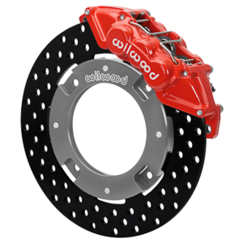 Load image into Gallery viewer, Wilwood 17-21 Can-Am X3RS Red 6-Piston Front Kit 11.25in - Drilled Rotors
