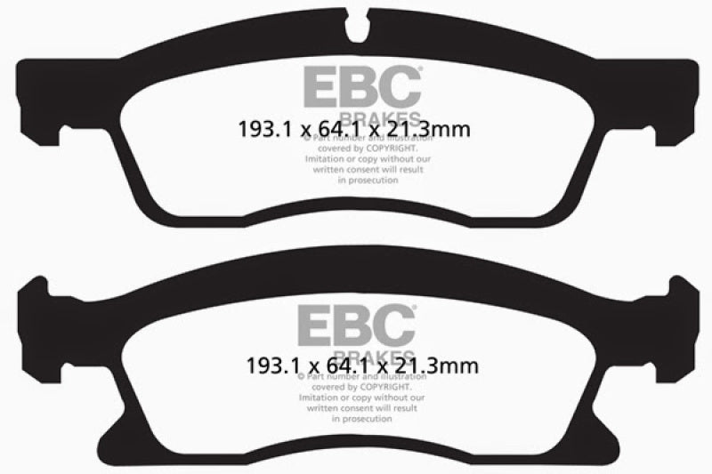 Load image into Gallery viewer, EBC 13+ Dodge Durango 5.7 Yellowstuff Front Brake Pads
