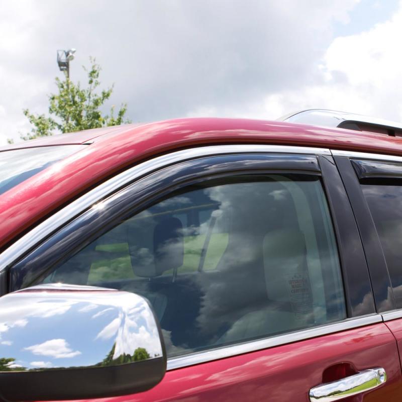 Load image into Gallery viewer, AVS 98-01 GMC Envoy Ventvisor In-Channel Front &amp; Rear Window Deflectors 4pc - Smoke
