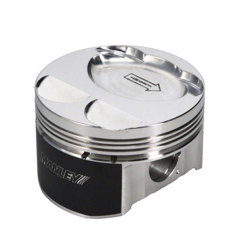 Load image into Gallery viewer, Manley MazdaSpeed 3 MZR 2.3L 87.75mm Bore -13.3cc Dome 9.5:1 CR  Pistons w/ Rings - Set of 4

