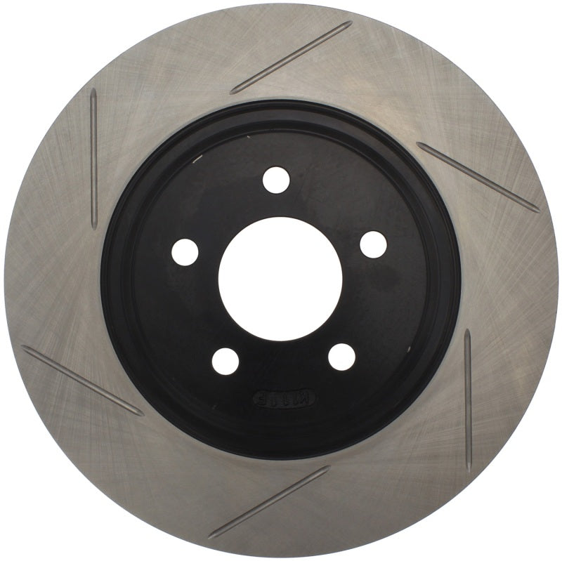 Load image into Gallery viewer, StopTech Power Slot 94-04 Ford Mustang Front Right Slotted Rotor
