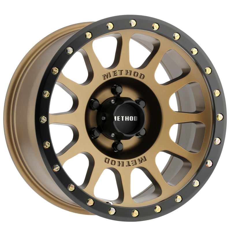 Load image into Gallery viewer, Method MR305 NV 17x8.5 0mm Offset 6x5.5 108mm CB Method Bronze/Black Street Loc Wheel
