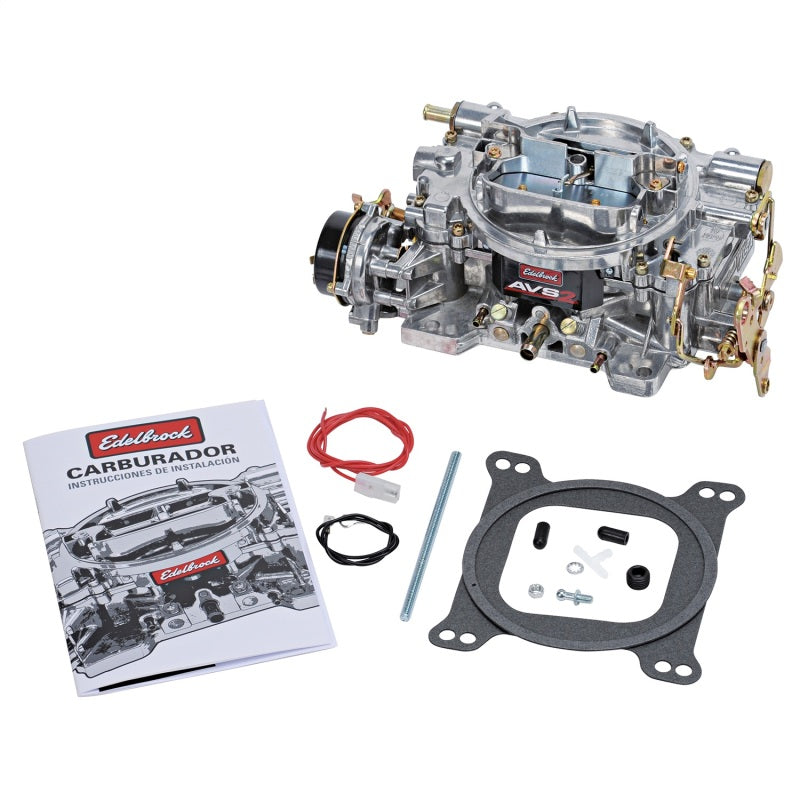 Load image into Gallery viewer, Edelbrock Carburetor Thunder Series 4-Barrel 800 CFM Electric Choke Calibration Satin Finish
