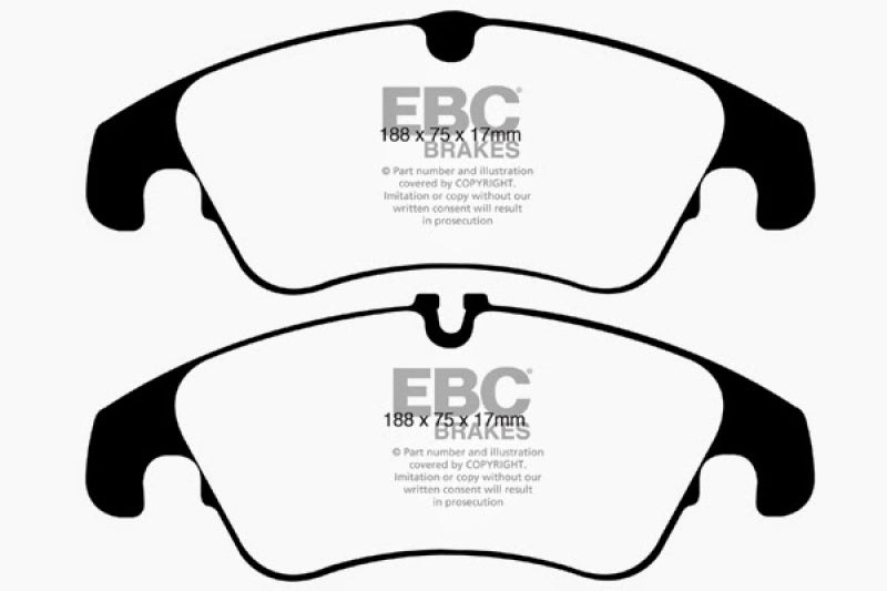 Load image into Gallery viewer, EBC 09-11 Audi A4 2.0 Turbo Redstuff Front Brake Pads
