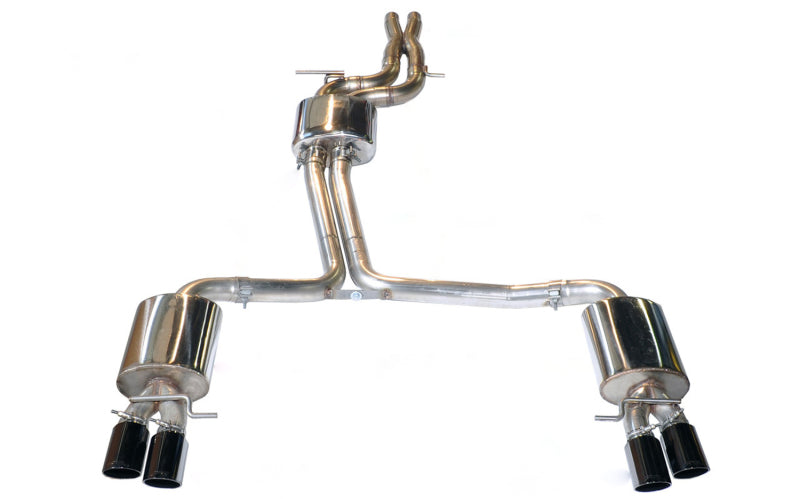 Load image into Gallery viewer, AWE Tuning Audi B8.5 S5 3.0T Touring Edition Exhaust System - Diamond Black Tips (90mm)
