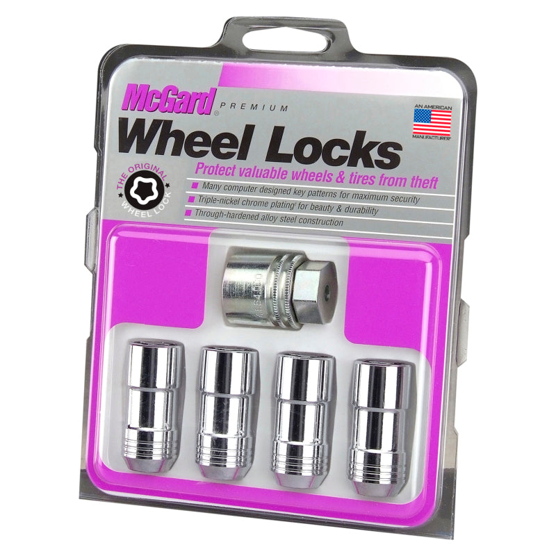 Load image into Gallery viewer, McGard Wheel Lock Nut Set - 4pk. (Cone Seat) 9/16-18 / 7/8 Hex / 1.765in. Length - Chrome
