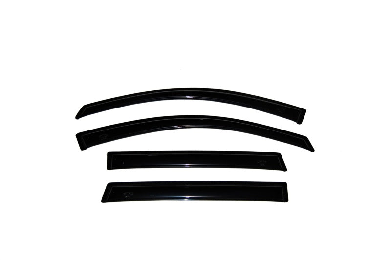 Load image into Gallery viewer, AVS 07-13 Toyota Yaris (Excl. Hatch) Ventvisor Outside Mount Window Deflectors 4pc - Smoke
