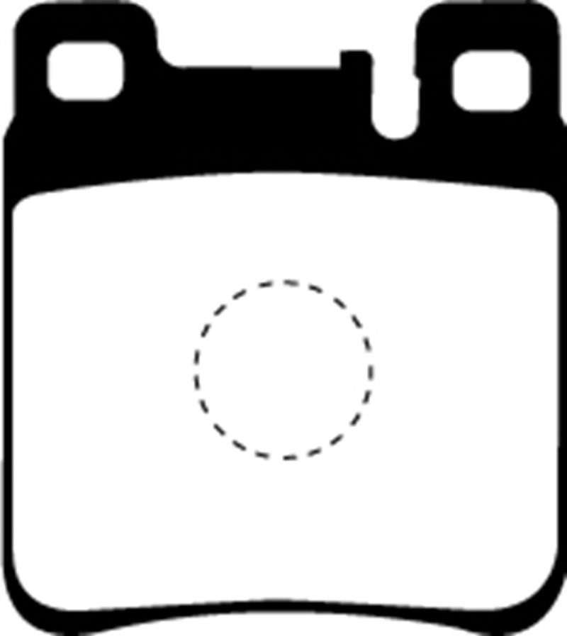 Load image into Gallery viewer, EBC 05-06 Chrysler Crossfire 3.2 SRT6 Yellowstuff Rear Brake Pads
