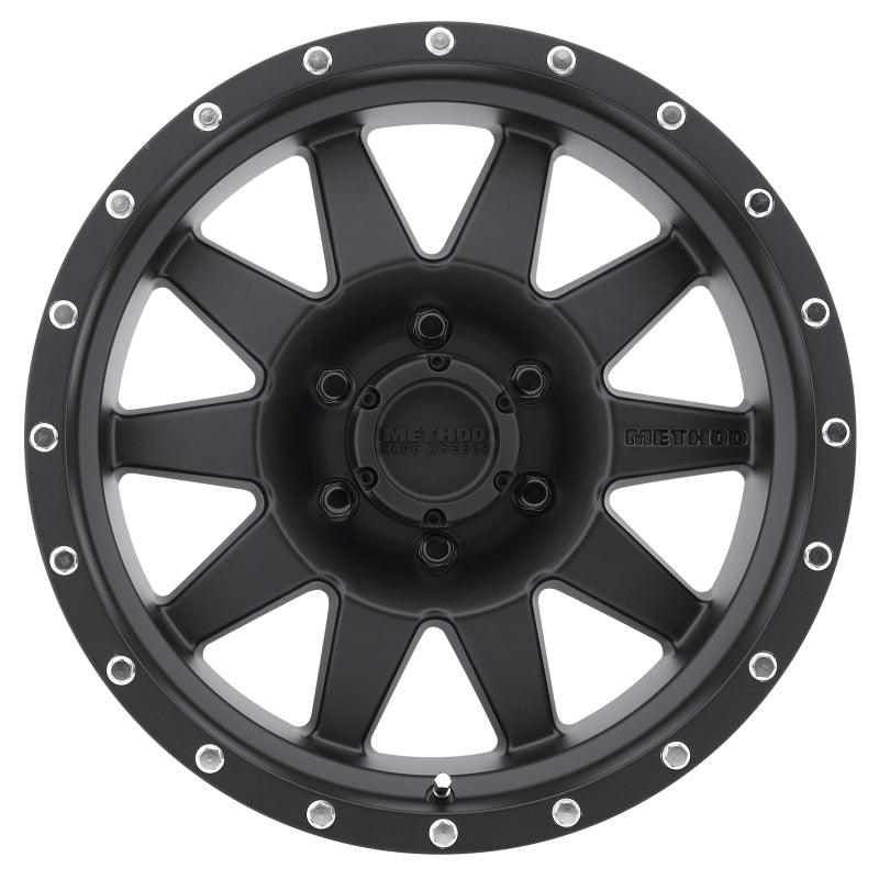 Load image into Gallery viewer, Method MR301 The Standard 15x7 -6mm Offset 6x5.5 108mm CB Matte Black Wheel
