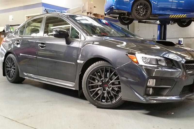 Load image into Gallery viewer, Rally Armor 15-21 Subaru WRX/STI (Sedan ONLY) White UR Mud Flap w/ Red Logo
