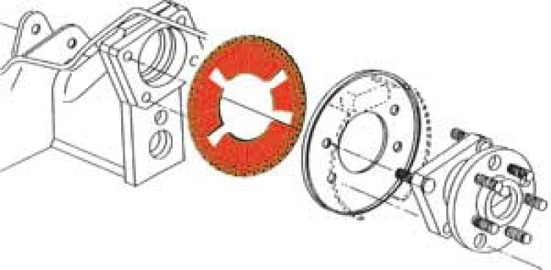 Load image into Gallery viewer, SPC Performance EZ Shim Dual Angle Camber/Toe Shim (Red)
