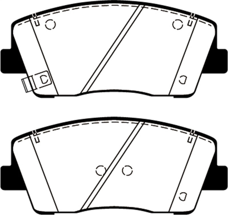 Load image into Gallery viewer, EBC 2019+ Genesis G70 2.0T Redstuff Front Brake Pads
