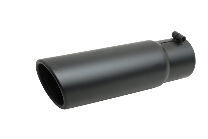 Load image into Gallery viewer, Gibson Rolled Edge Angle-Cut Tip - 4in OD/3.5in Inlet/12in Length - Black Ceramic
