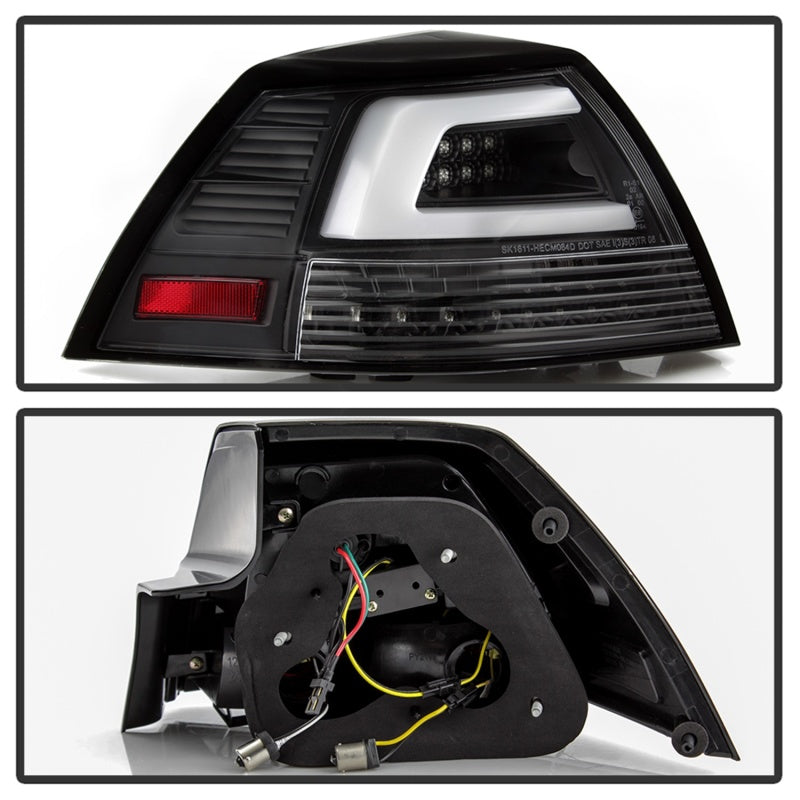 Load image into Gallery viewer, Spyder 08-09 Pontiac G8 Version 2 Light Bar LED Tail Lights - Black - ALT-YD-PG808V2-LB-BK
