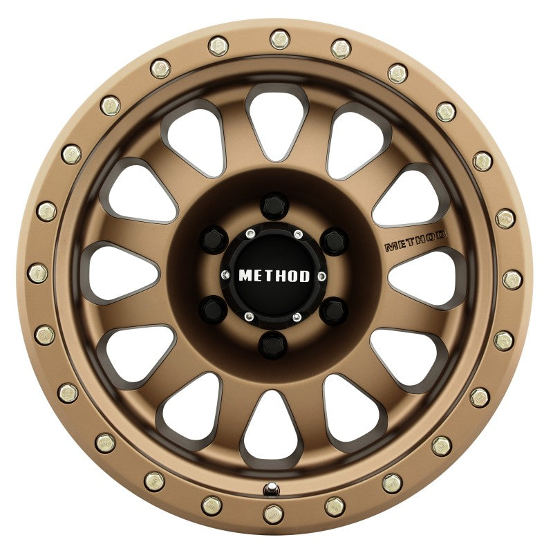 Load image into Gallery viewer, Method MR304 Double Standard 17x8.5 0mm Offset 6x5.5 108mm CB Method Bronze Wheel
