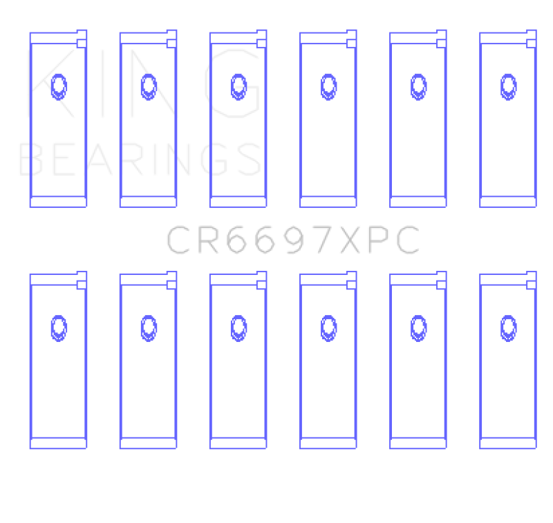 Load image into Gallery viewer, King Nissan RB25/RB26 (Size STDX) 24V - Coated Performance Rod Bearing Set
