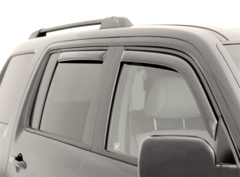 Load image into Gallery viewer, AVS 09-15 Honda Pilot Ventvisor In-Channel Front &amp; Rear Window Deflectors 4pc - Smoke
