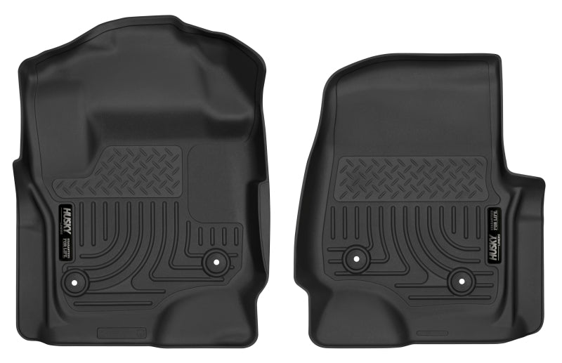 Load image into Gallery viewer, Husky Liners 2017 Ford F250 Crew Cab Vinyl X-Act Contour Black Floor Liners
