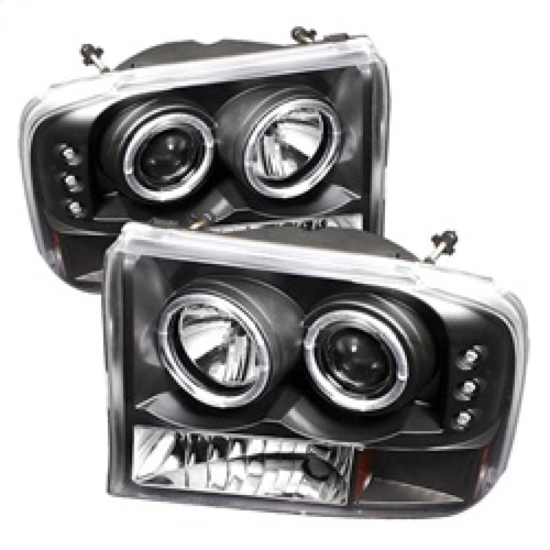 Load image into Gallery viewer, Spyder Ford F250 Super Duty 99-04 Projector Version 2 LED Halo LED Blk PRO-YD-FF25099-1P-G2-BK
