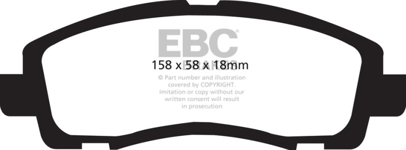 Load image into Gallery viewer, EBC 09-14 Acura TL 3.5 Redstuff Front Brake Pads

