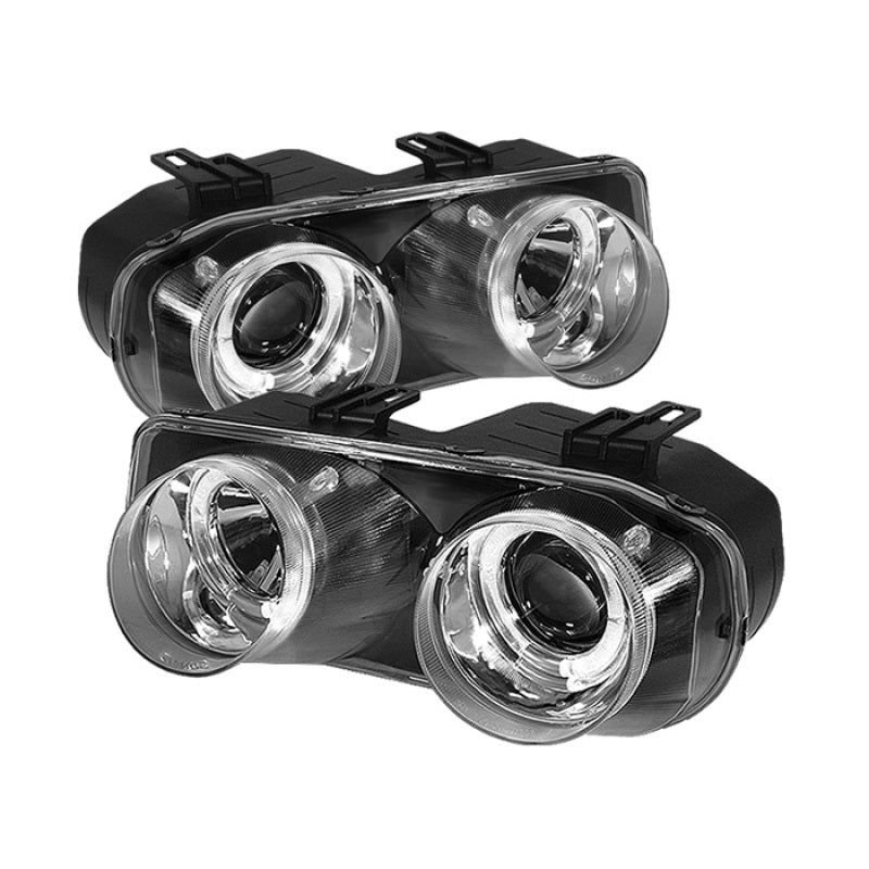 Load image into Gallery viewer, Spyder Acura Integra 94-97 Projector Headlights LED Halo -Chrome High H1 Low 9006 PRO-YD-AI94-HL-C

