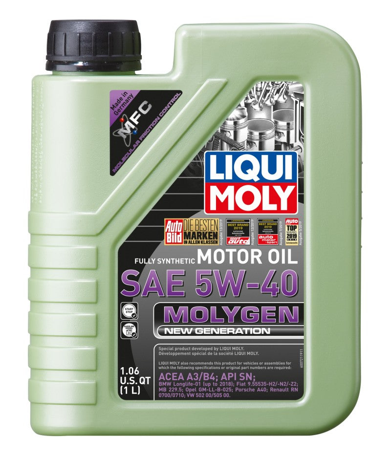 Load image into Gallery viewer, LIQUI MOLY 1L Molygen New Generation Motor Oil 5W40
