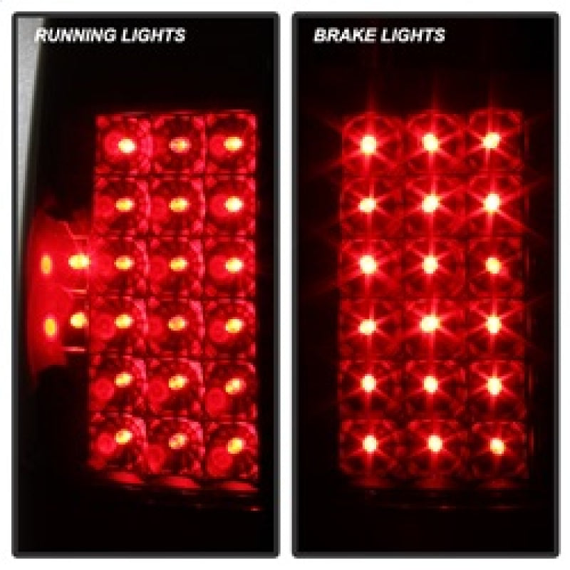 Load image into Gallery viewer, Xtune Ford F250/350/450/550 Super Duty 99-07 LED Tail Lights Black Smoke ALT-JH-FF15097-LED-BKSM

