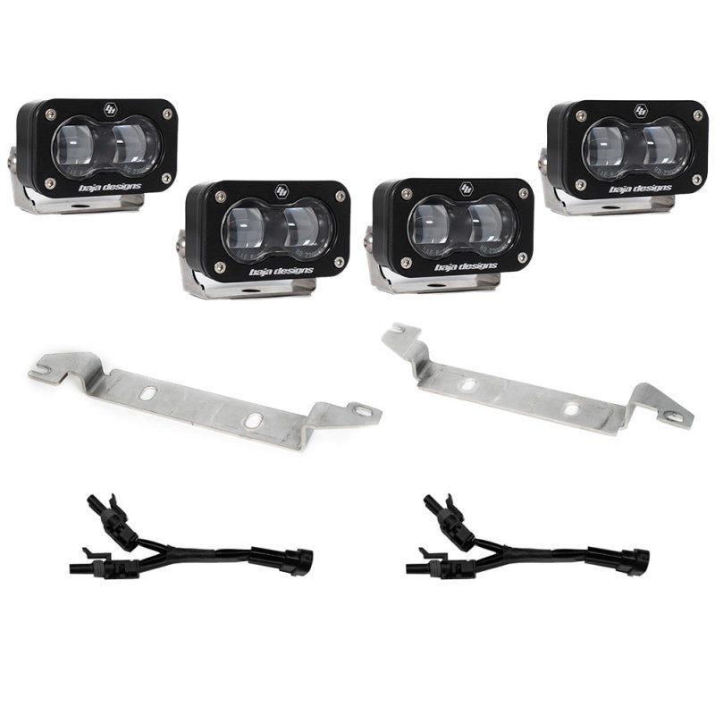 Load image into Gallery viewer, Baja Designs 2022+ Toyota Tundra S2 SAE OEM Fog Light Replacement Kit - Clear

