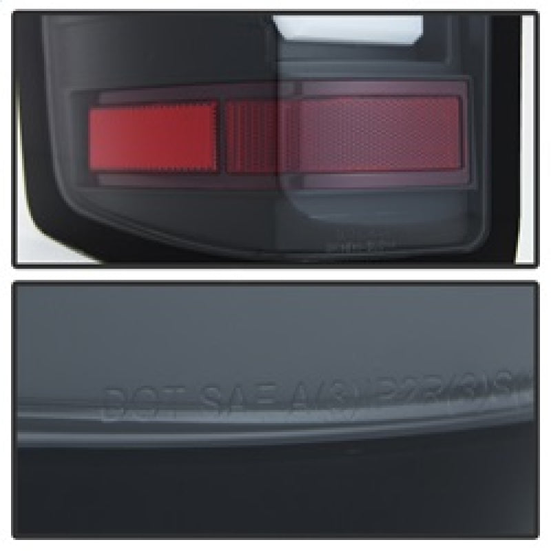 Load image into Gallery viewer, Spyder Chevy 1500 14-16 Light Bar LED Tail Lights Blk ALT-YD-CS14-LBLED-BK
