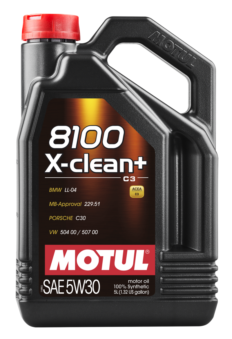 Load image into Gallery viewer, Motul 5L Synthetic Engine Oil 8100 5W30 X-CLEAN Plus
