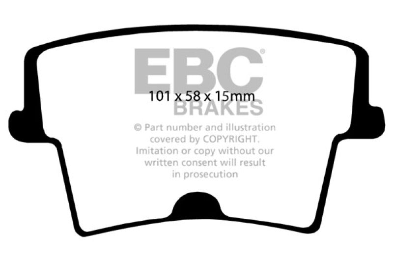 Load image into Gallery viewer, EBC 05-10 Chrysler 300C 5.7 Yellowstuff Rear Brake Pads
