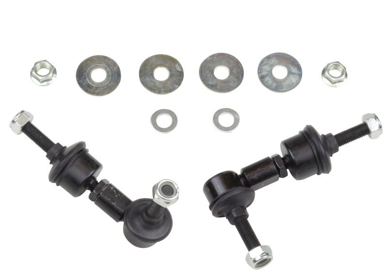 Load image into Gallery viewer, Whiteline 5/05+ Ford Focus / 04+ Mazda 3 BK Rear Swaybar Link Kit H/Duty Adj Steel Ball
