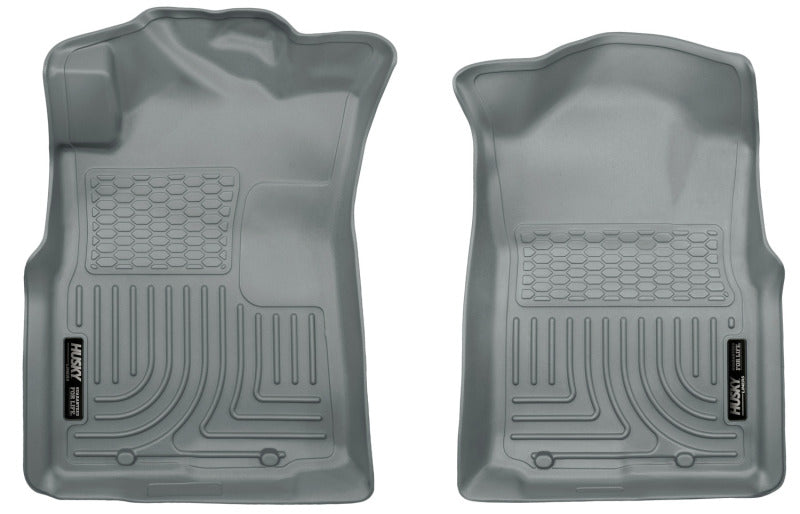 Load image into Gallery viewer, Husky Liners 05-15 Toyota Tacoma Crew/Extended/Standard Cab WeatherBeater Front Grey Floor Liners
